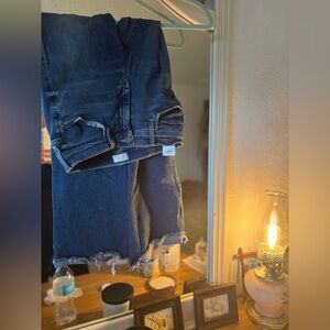 MOTHER The Weekender Fray Jeans – Groovin’ – Size 25 – Flare – Made in USA